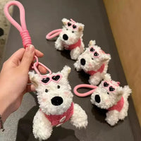 West Highland Fashionista Plush Keychain
