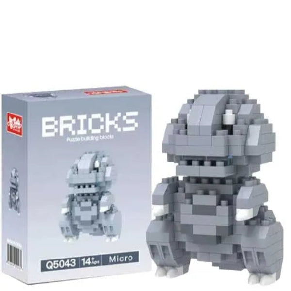 Bricks Godzilla Chibi Kaiju Micro Particles Building Blocks