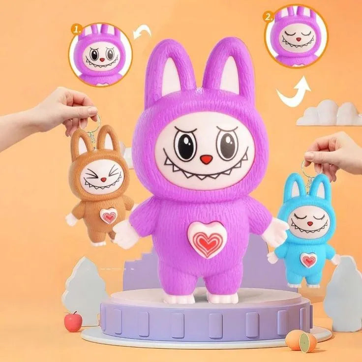 Labubu Monochrome Mood Swings Keychain