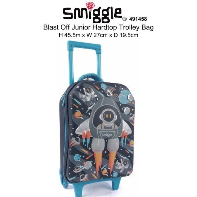 Smiggle Junior Hardtop Trolley Bag