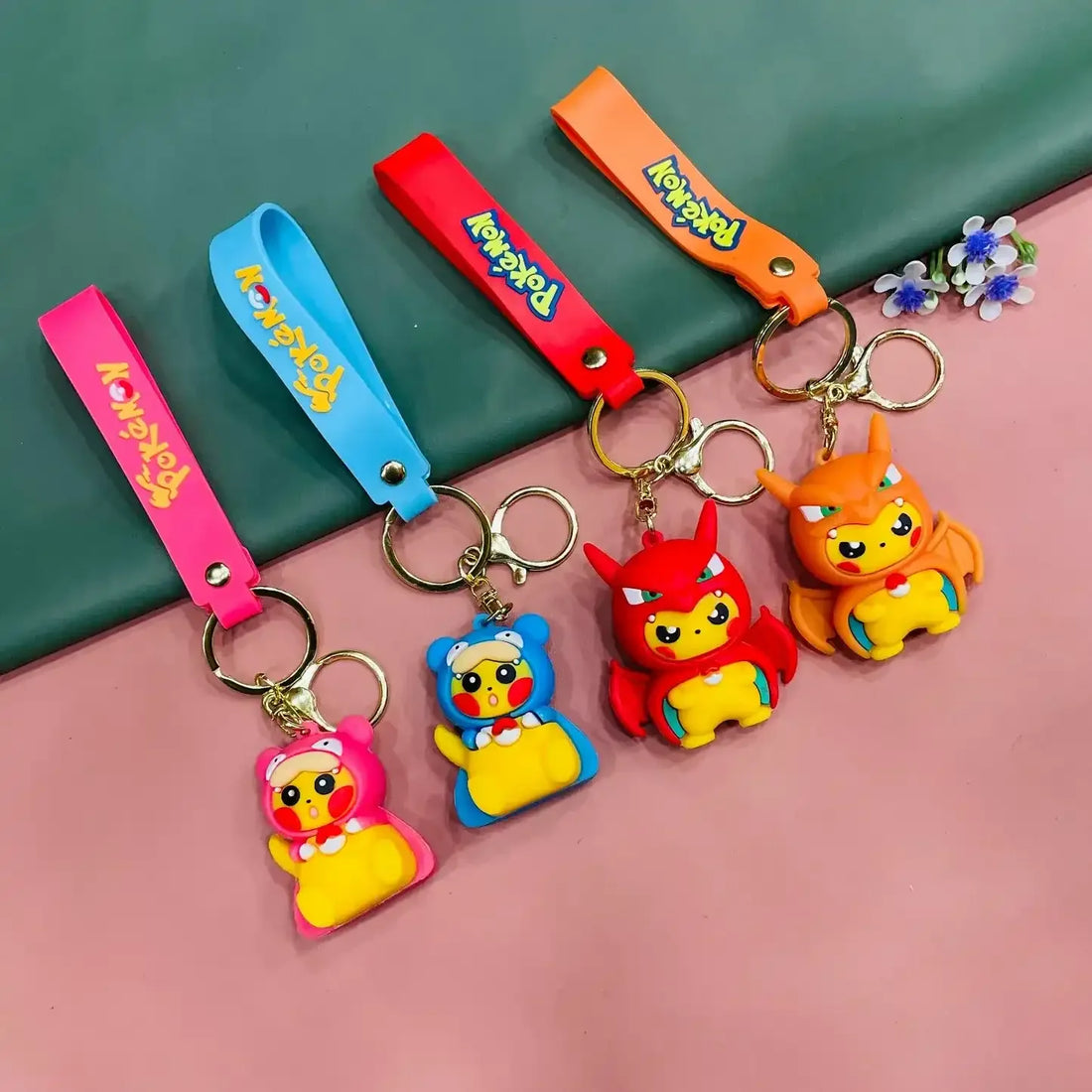 Pikachu Cosplay Pokimoen Keychain