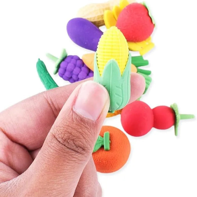 Colourful Garden Goodies Eraser (Set of 4)