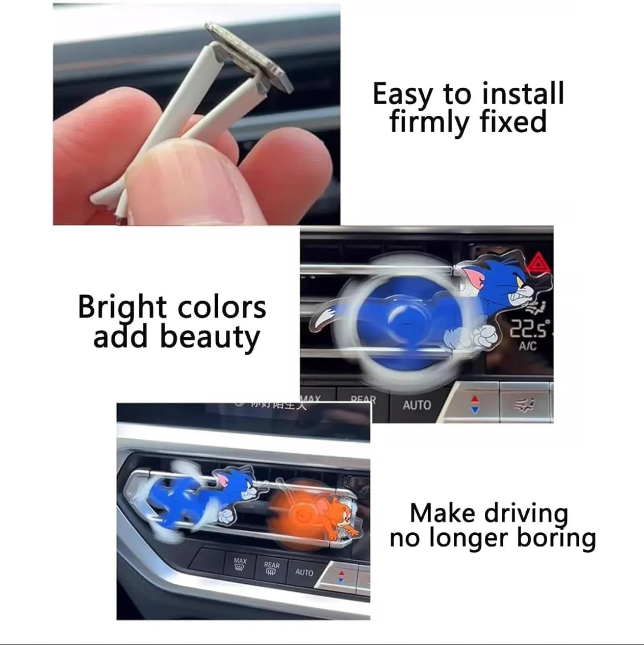 T&J Trio Chase Car Freshener (Set of 3)