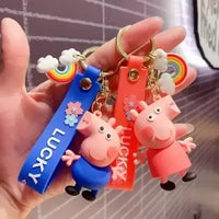 Lucky Peppa Pig 3D Keychain
