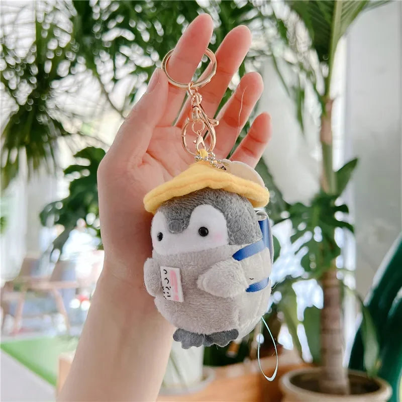 Globetrotter Penguin Plush Keychain