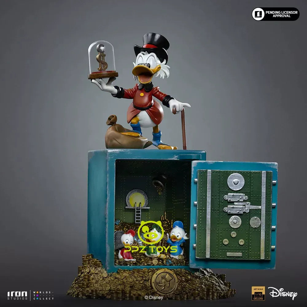 Iron Studios 1/10 Deluxe Uncle Scrooge & Nephews Statue