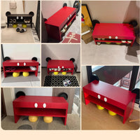 Vintage Mickey Shoe Storage Box & Bench