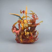 Charizard Evolution Set Giga-Impact Cursed Flame Ver. Figure (30 cm)