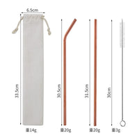 Vibrant Metal Straw Set for Stanley Cup (Pack of 2)