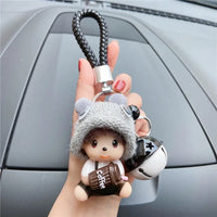 Monchhichi Munchies Bell Keychain