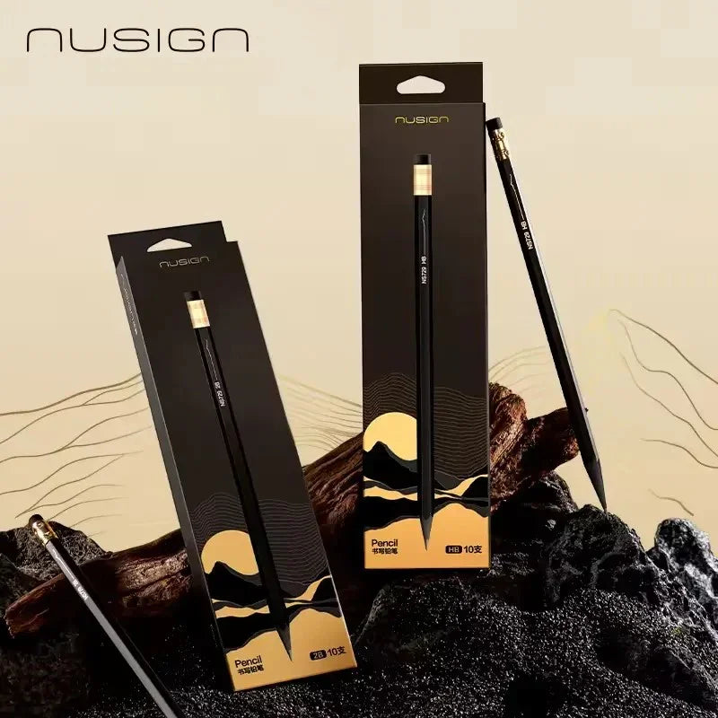 Nusign NS729-HB Onyx Gold Pencil (Set of 10)