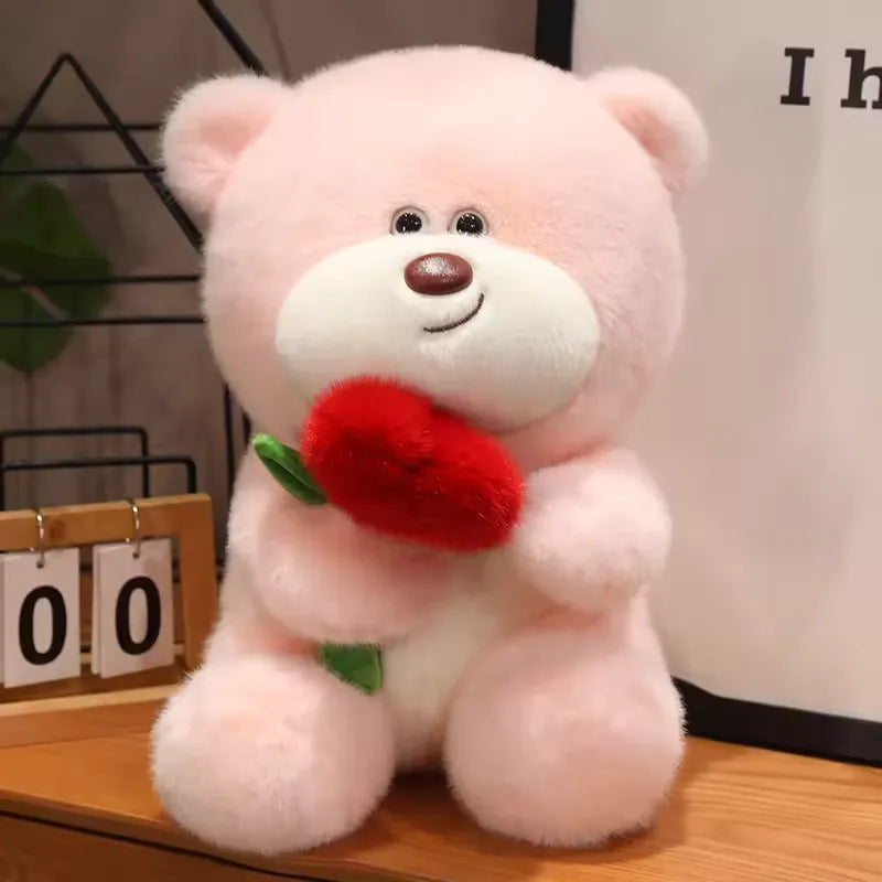 Sweetheart Rose Hug Teddy Bear (35 cm)