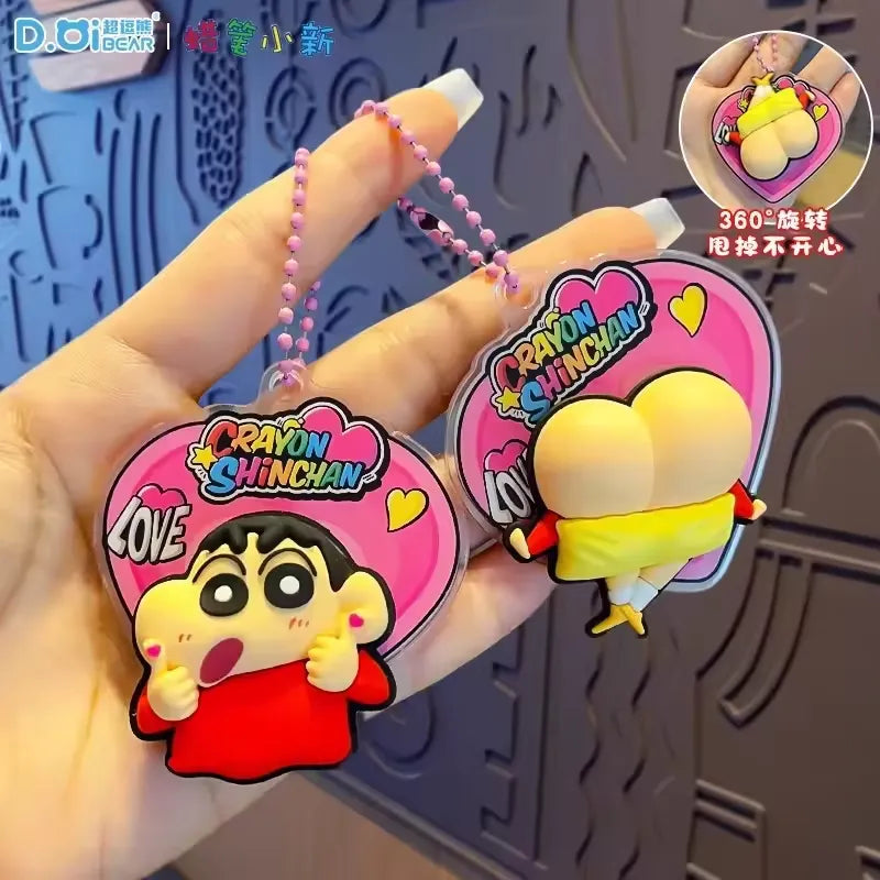 Genuine Crayon Shinchan Squishy Bottom Keychain