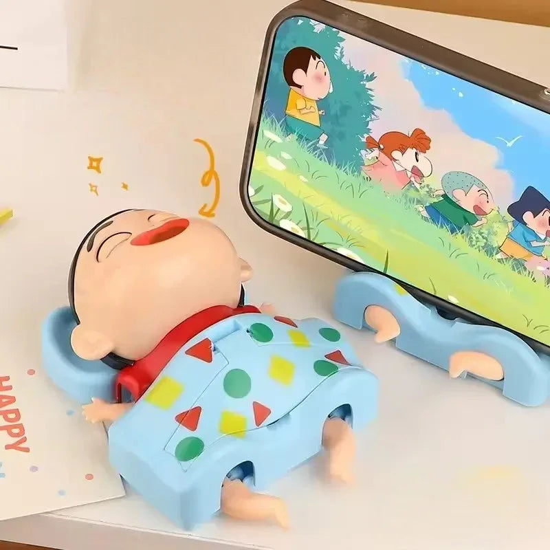 Sleepy Shinichan Phone Stand Keychain