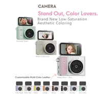 Retro Mini 4K Flip-Screen Camera