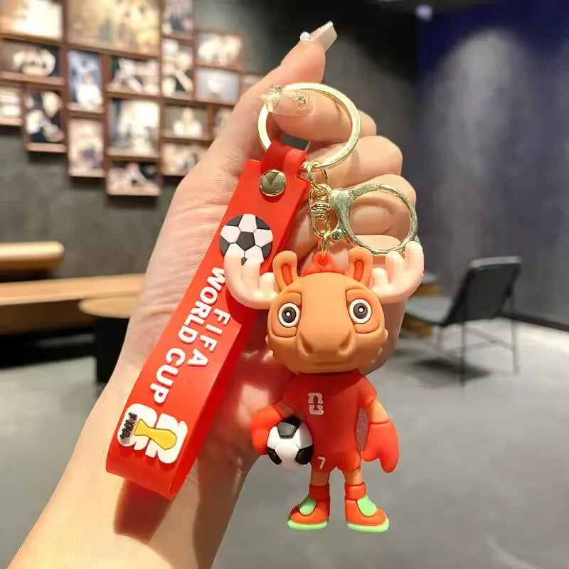 FIFA WC 2026 Mascot & Cup Keychains