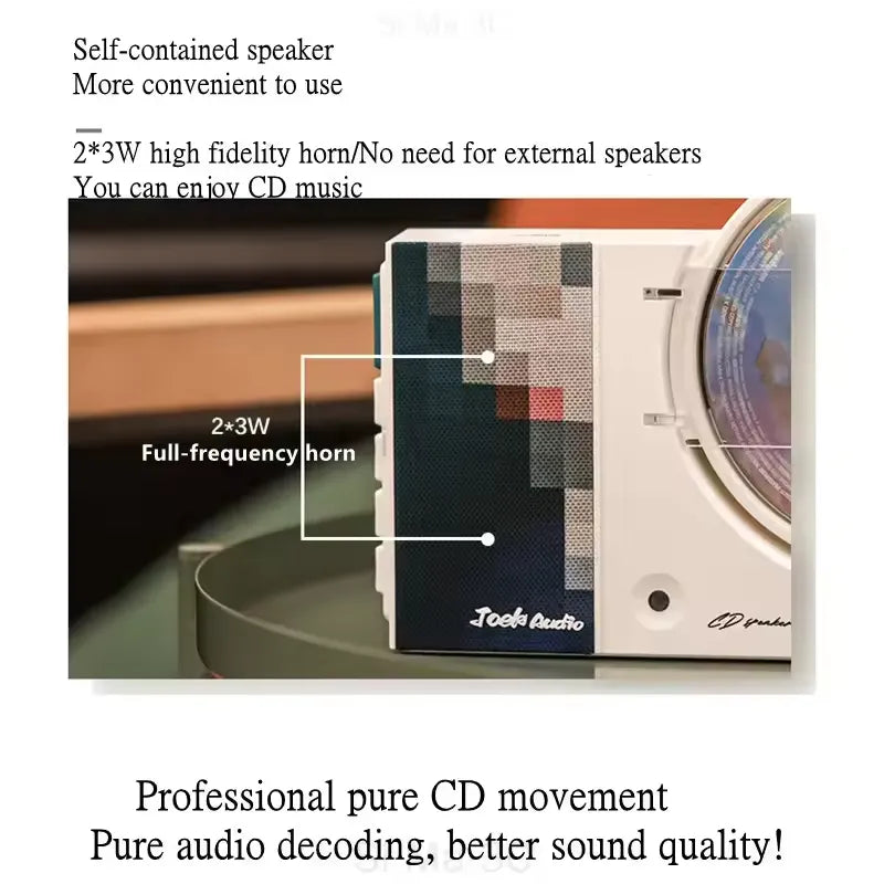 C20 Retro 2 in 1 CD Player and Speaker