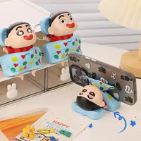 Sleepy Shinichan Phone Stand Keychain
