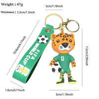 FIFA WC 2026 Mascot & Cup Keychains