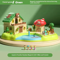 Rabbit Home Magnetic Model Set