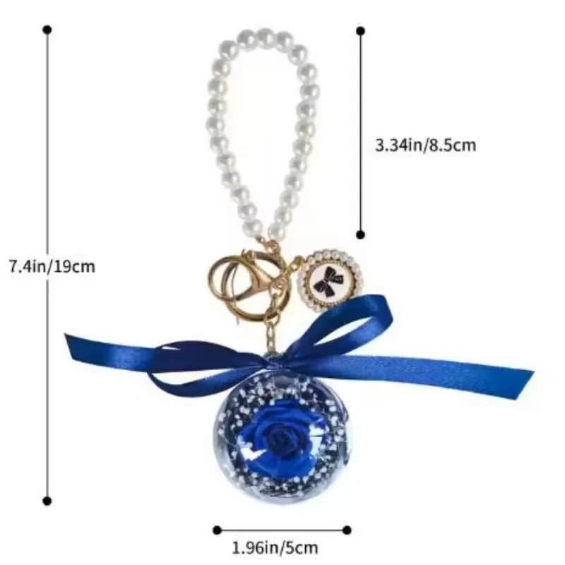 Bloom For Eternity Rose Keychain
