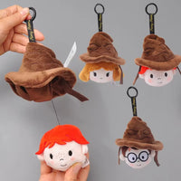 Hogwarts Sorting Hat Pull String Keychain