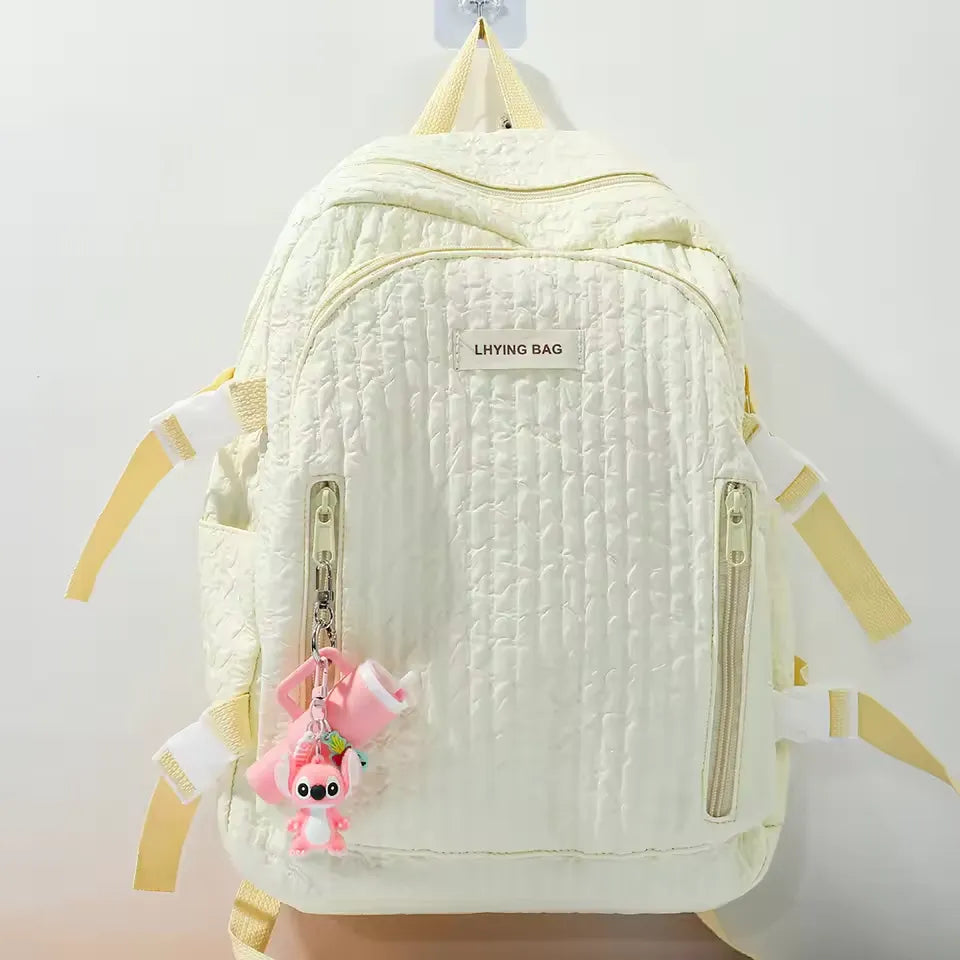 Flocked Stitch Tumbler Keychain