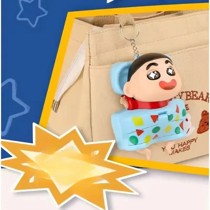 Sleepy Shinichan Phone Stand Keychain
