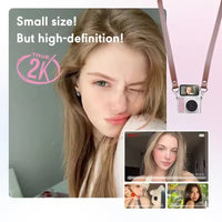 Retro Mini 4K Flip-Screen Camera