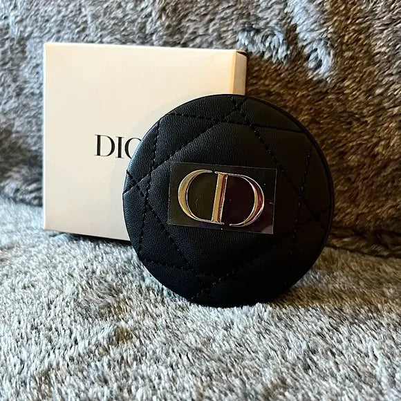 D Luxe Quilted Lambskin Mirror