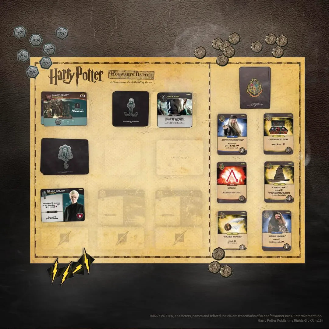 Hogwarts Battle Cooperative Deck Building Card Game