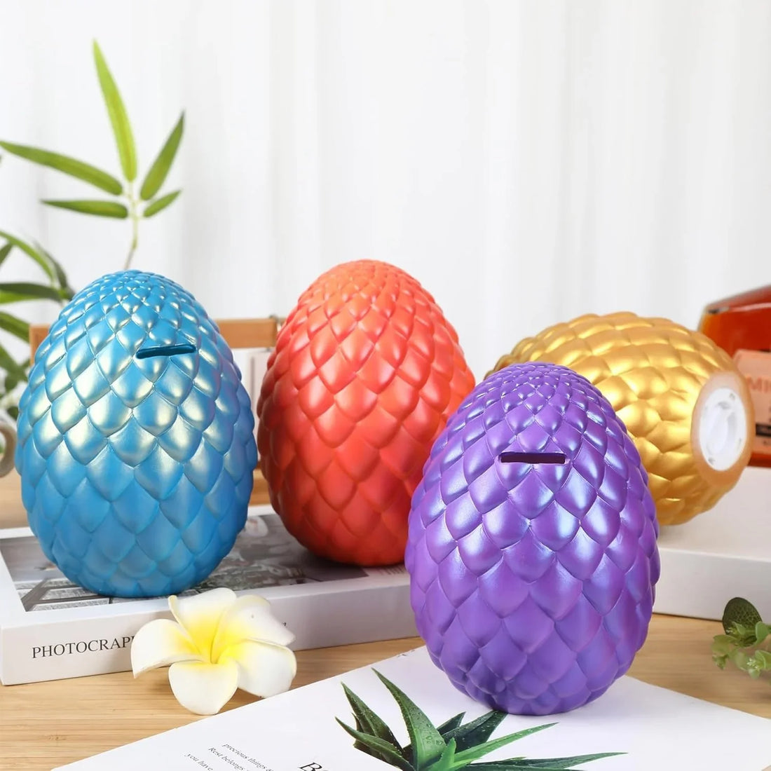 Majestic Dragon Egg Piggy Bank