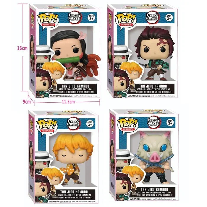 POP Style Demon Slayer Figurines