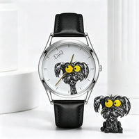 Messy Puppy Bone Chase Creative Novelty Watch