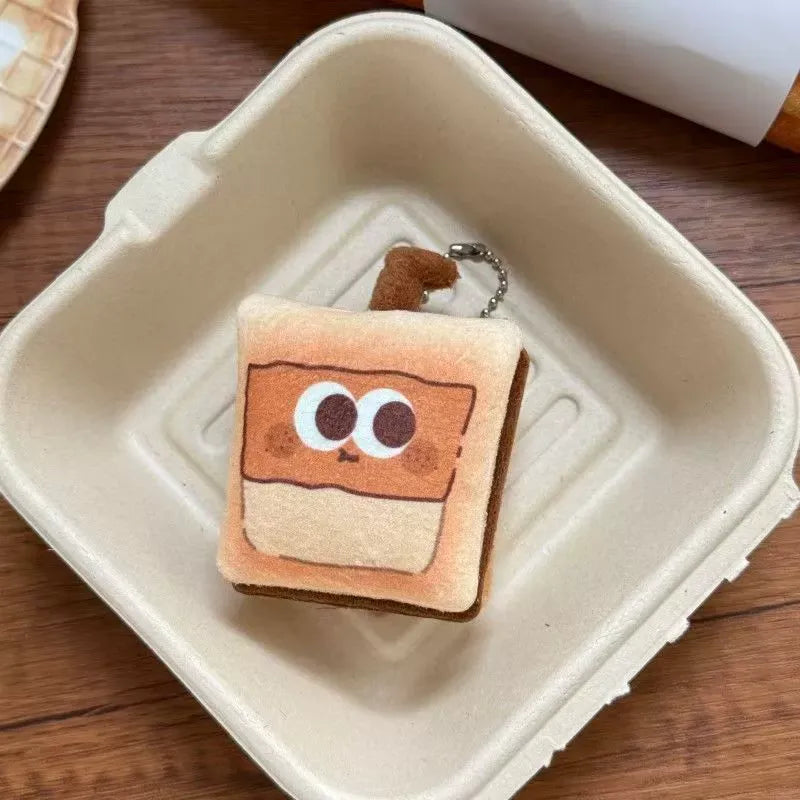 Mini Gourmet Snacks Plush Keychain
