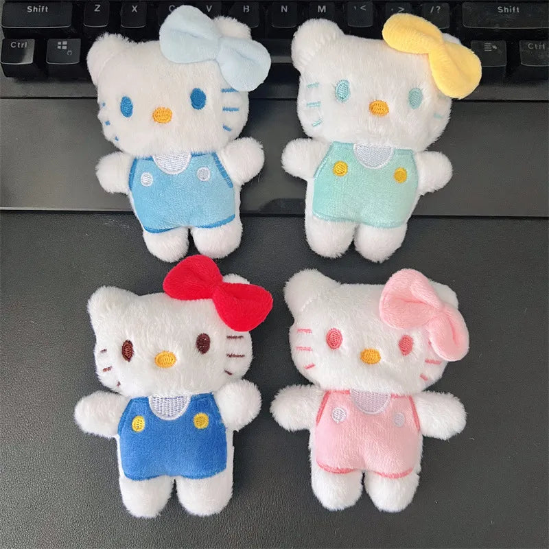 Hello Kitty Pastel Overalls Keychain