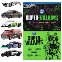 Hot Wheels Silver Series DC Super-Villains Vehicles (Set of 5)