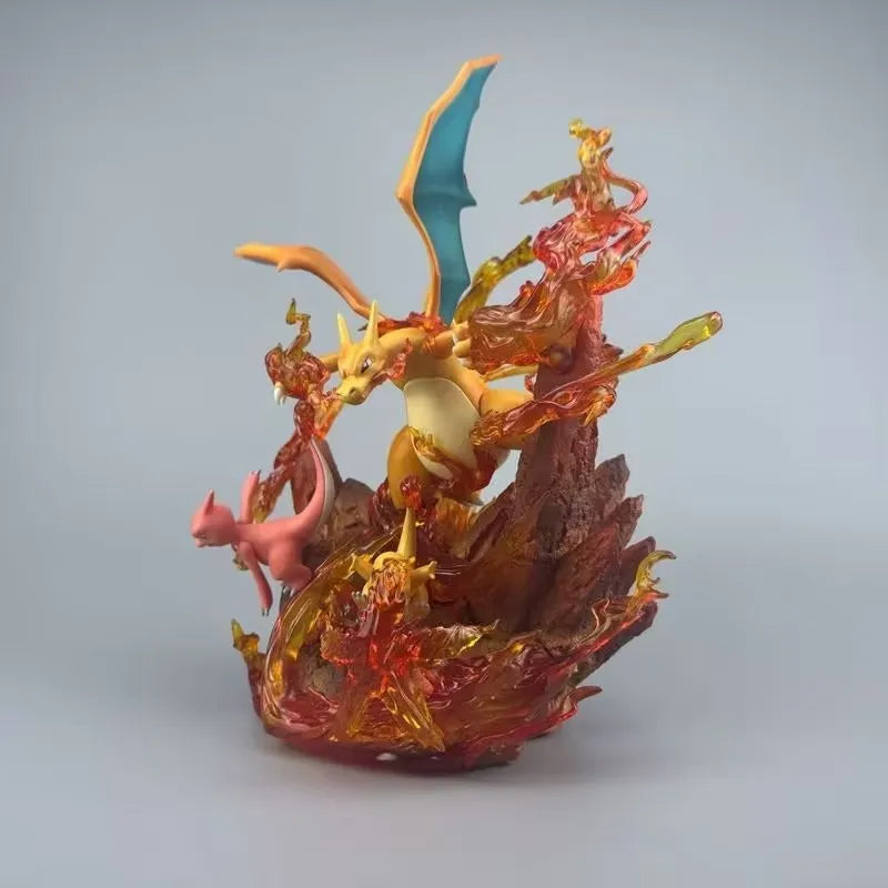 Charizard Evolution Set Giga-Impact Cursed Flame Ver. Figure (30 cm)