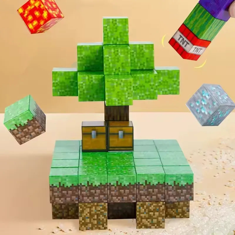 Minekraft Magnetic Building Blocks