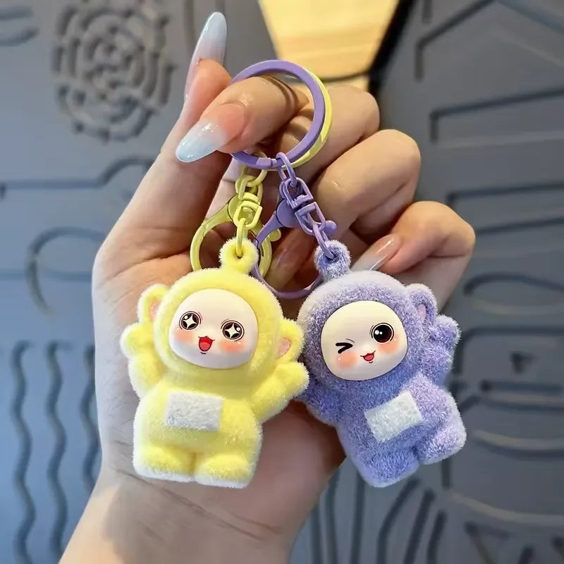 Teletubbies Fuzzy Plush Keychain