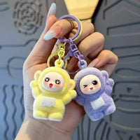 Teletubbies Fuzzy Plush Keychain