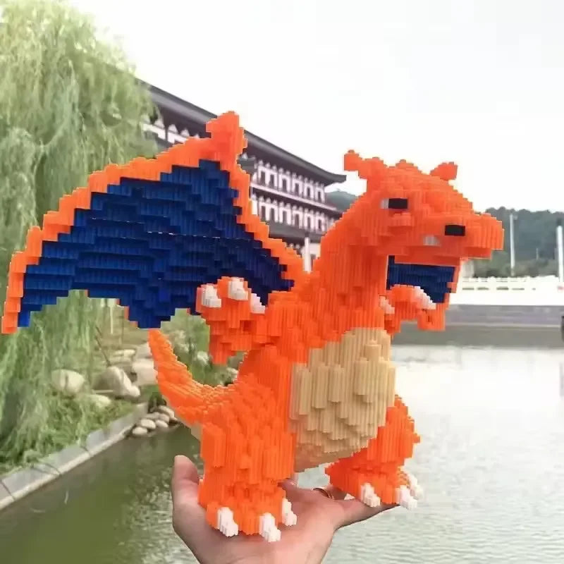 Charizard Using Blocks Charizard Model No. 8665 Mini Blocks (26 cm)