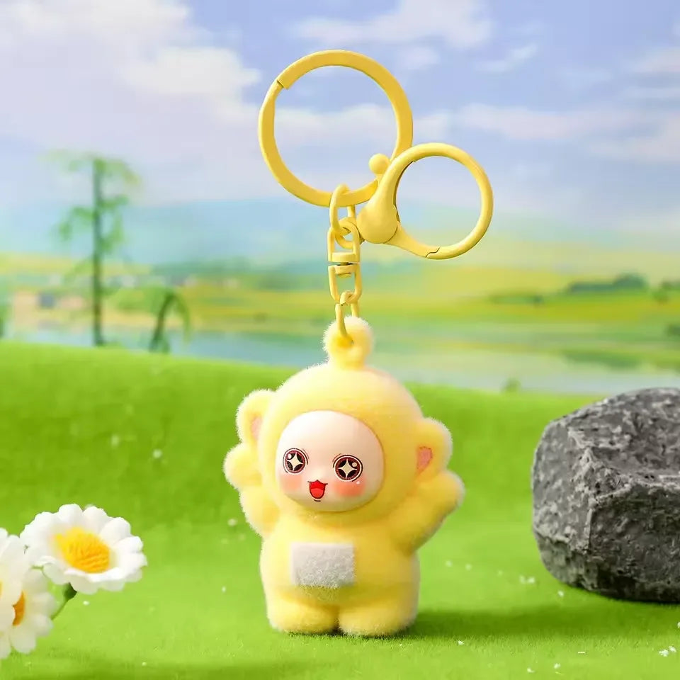 Teletubbies Fuzzy Plush Keychain