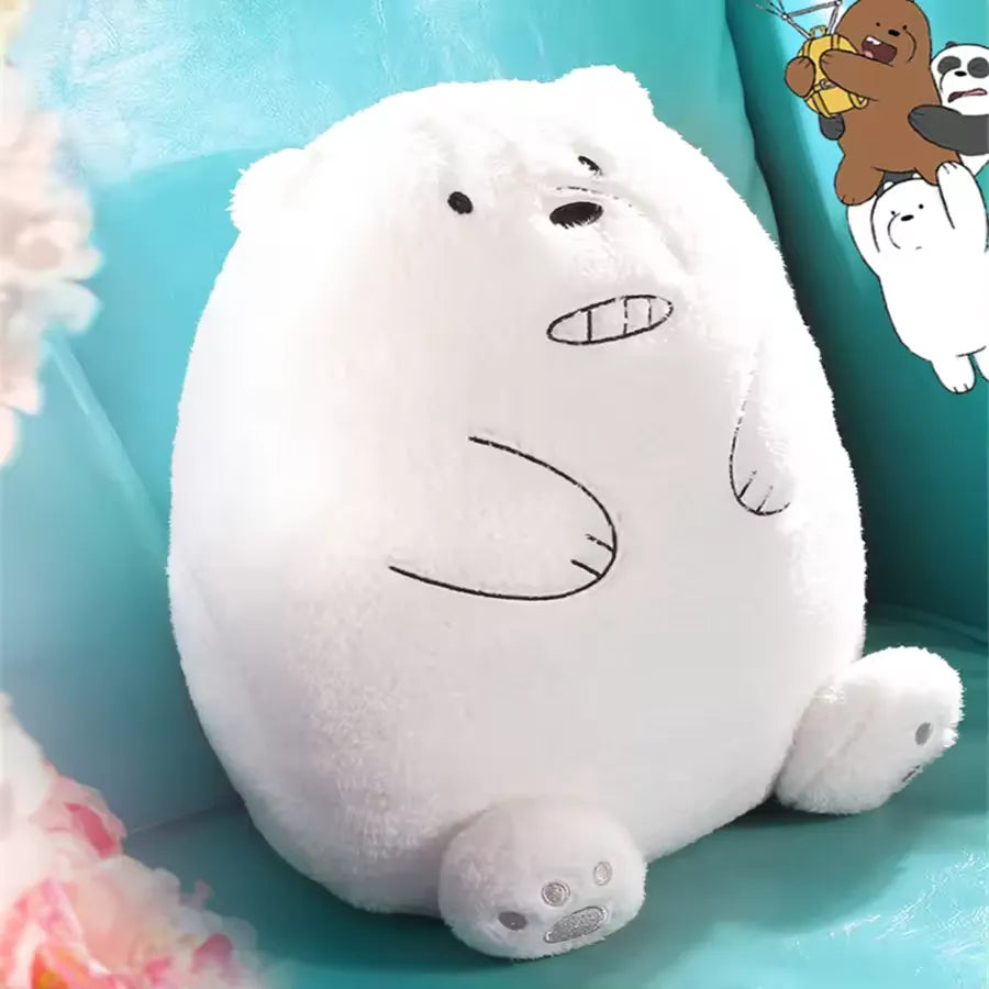 We Bare Bears Round Stack Plushies (35 cm)