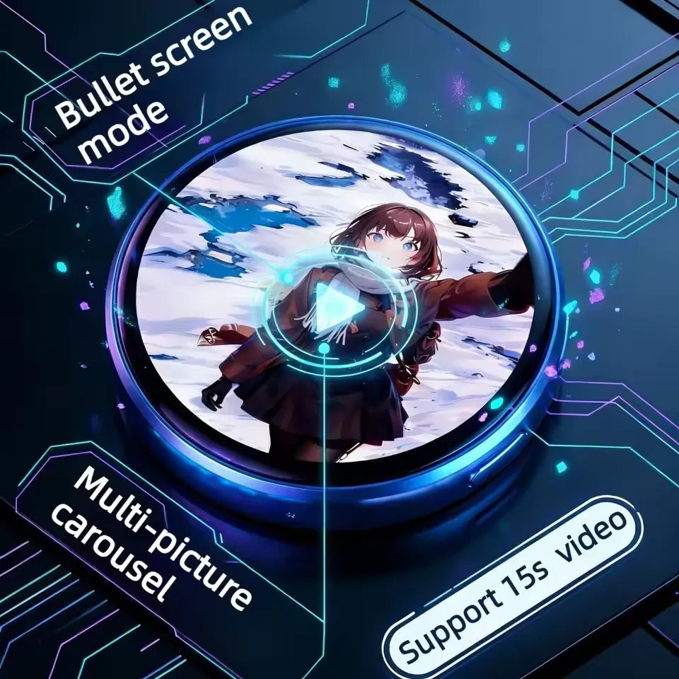 Cyber Punk Anime E-Badge Display Pin