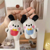 Pochacco Tiny Bib Plush Keychain
