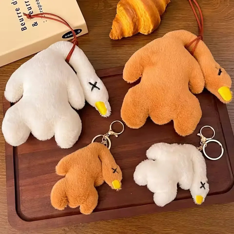 Roast Duck Zen Plush Keychain