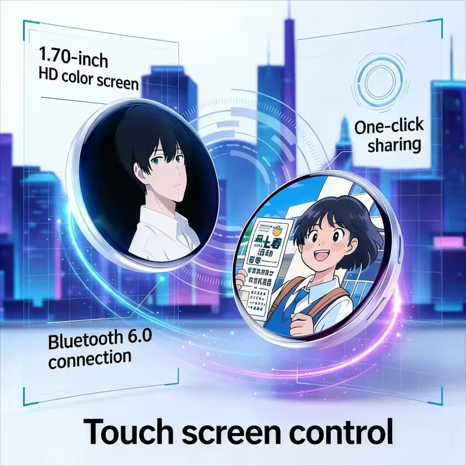 Cyber Punk Anime E-Badge Display Pin