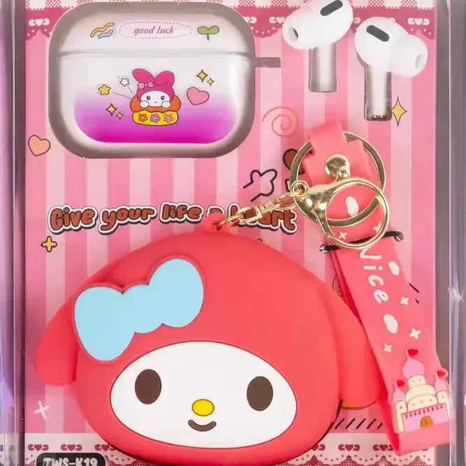 Sanliou TWS K-19 Earpods & Coin Purse Case