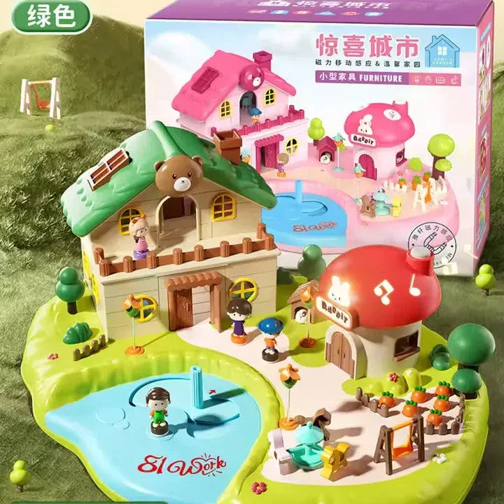 Jumbo Villa Magnetic Model Set